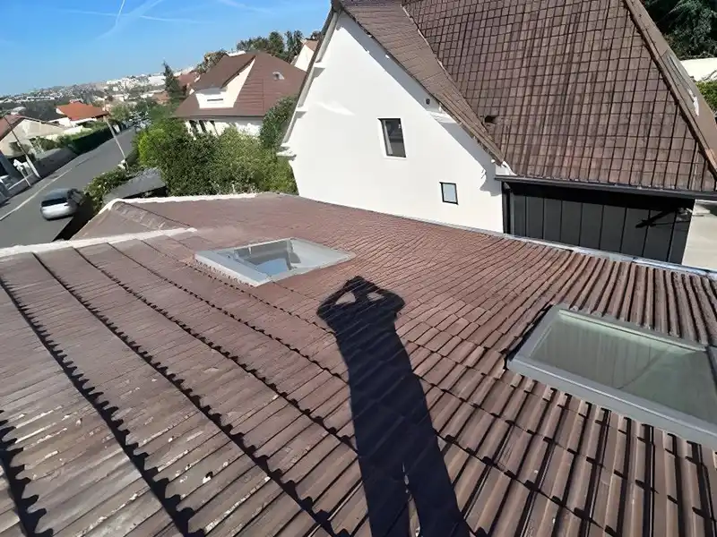 Inspection toiture avant nettoyage