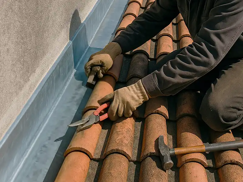 Travaux de zinguerie - service de couverture